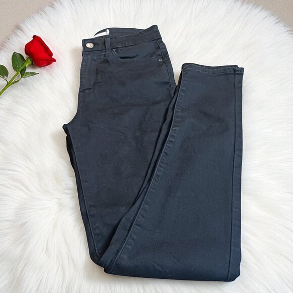 Levi’s 721 Black High Rise Skinny Jeans | Size 28 | WaterLess Stretch Denim - Picture 1 of 13
